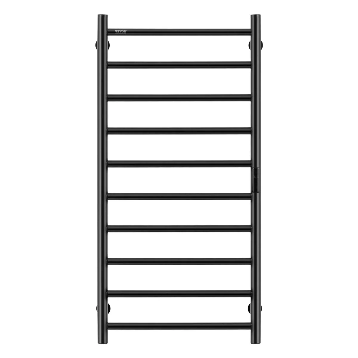 Nature Electric Heated Towel Dryer / Warmer Rail Matt Black 34 Inch 10 Bars 500010026MB - Image 4