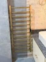 Kiara Electric Heated Towel Dryer / Warmer Rail Gold 46 Inch 12 Bars 600012026G - Image 2
