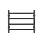 Nature Electric Heated Towel Dryer / Warmer Rail Matt Black 20 Inch 4 Bars 500004026MB - Image 2