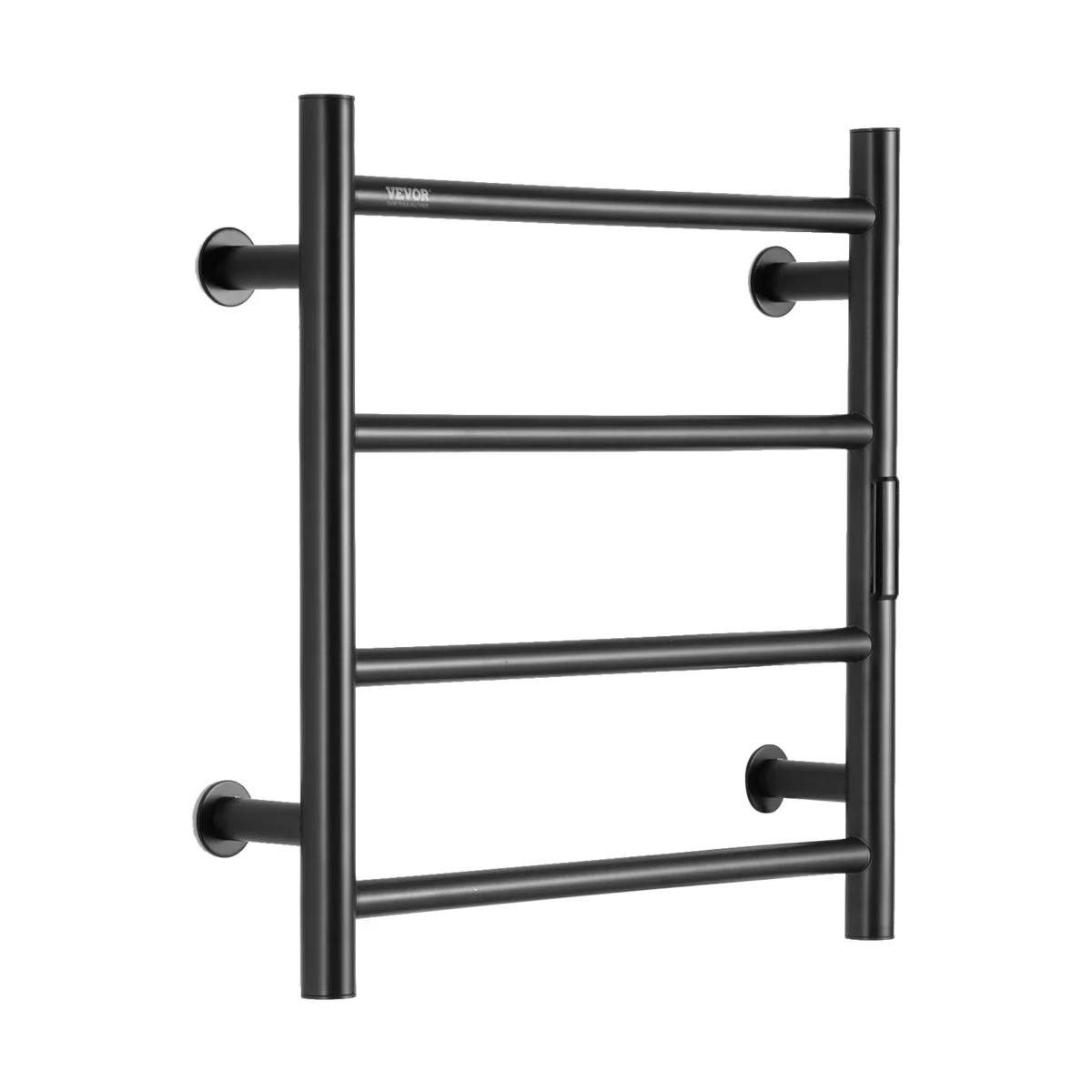Nature Electric Heated Towel Dryer / Warmer Rail Matt Black 20 Inch 4 Bars 500004026MB - Image 4