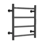 Nature Electric Heated Towel Dryer / Warmer Rail Matt Black 20 Inch 4 Bars 500004026MB - Image 4